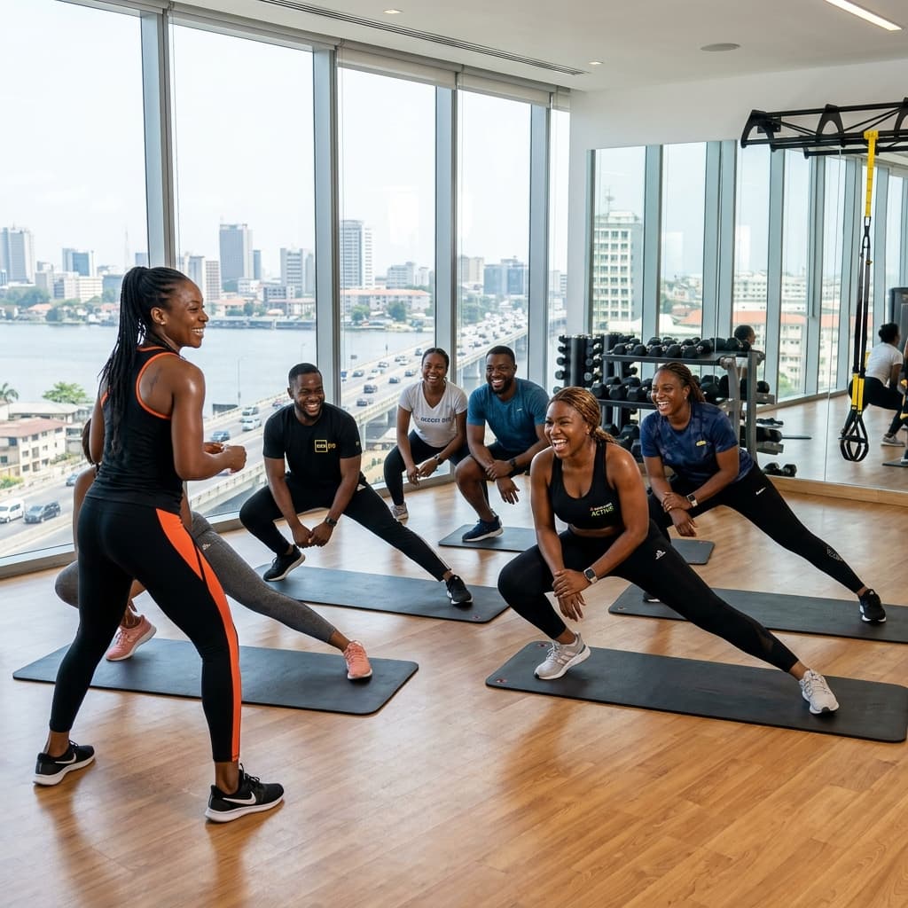 Corporate wellness team training